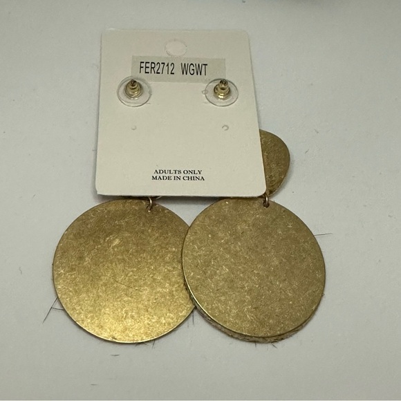 5/$20 tired‎ hanging leopard print earrings - Picture 2 of 2